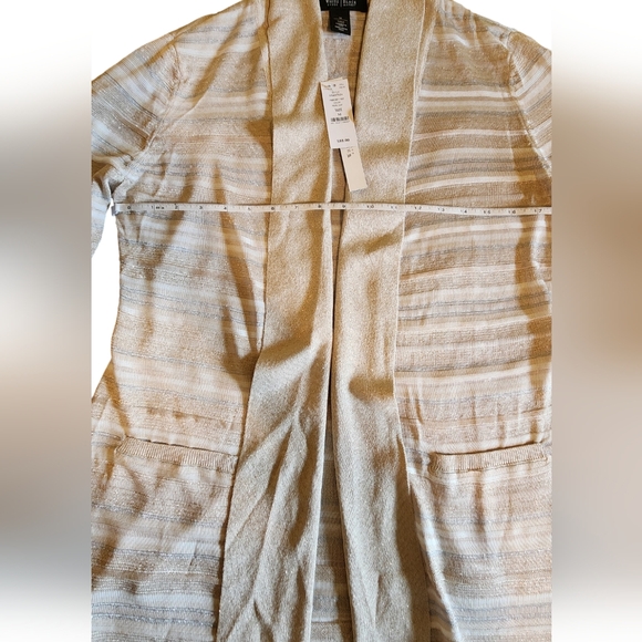 NWT White House Black Market Pearl Dust Cardigan - Picture 3 of 5